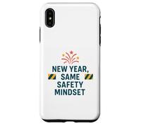 New Year Same Safety Mindset | Motivational Safety Awareness Case for iPhone XS Max