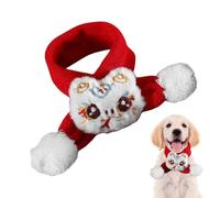 New Year Scarf for Dogs - Holiday Decorations, Dog Scarves for Last Name Lunar Holiday Warm Scarf Year for Small Cats Dogs
