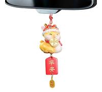New Year Snake Ornament, Chinese Snake Pendant, Hanging Pendant for the New Year 2025, Car Decoration, Chinese New Year Decorations for Trees at Home Workplace, Siehe Beschreibung, Resin, See