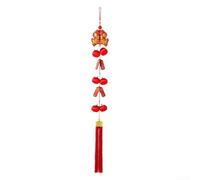 New Year Themed Flannel Hanging Ornament Choice for Festive Home Decoration (B)