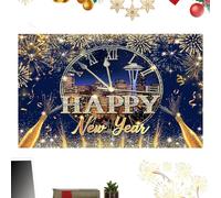 New Year's Backdrop For Wall,Christmas Decoration Two Dimensional 0.9x1.5 Meters - Photo Backdrops for Parties - for Photographers Content Creators School Events Small Business and Meeting
