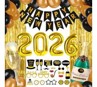 New Year's Eve Decoration 2026 Party Set, New Year Decoration Balloon, New Year's Eve Decoration Set, New Year Decoration with Balloon, Decoration for New Year Decoration, Happy New Year Decoration