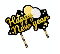 New Year's Eve Decoration Black Gold New Year Party Decoration Banners Balloons For Wedding Birthday Party Year Decorations