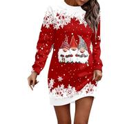 New Years Eve Dress, Christmas Dress Christmas Clothes For Women Women Long With Sleeves Black Dresses For UK Adult Fancy Costumes Ladies Outfits
