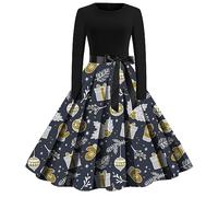 New Years Eve Dress, Women Dresses Mrs Claus Outfit Christmas Dress For Women UK Christmas Dresses Ladies Party Elegant Mother Costume Mrs Outfit For