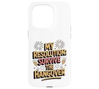New Year's Eve hangover saying for the New Year's Eve party Case for iPhone 15 Pro