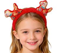 New Years Headband - 2026 Year of the Horse Headpiece - Decorative Holiday Hairhoop,for Boys Girls Students Event Guests Cosplay Enthusiasts Family Gathering Office Party Travel Shopping