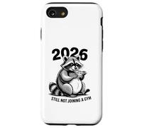 New Years Resolution Raccoon Still Not Joining A Gym 2026 Case for iPhone SE (2020) / 7/8