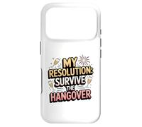 New Year's resolutions - Hangover New Year's Eve party 2026 Case for iPhone 17 Pro