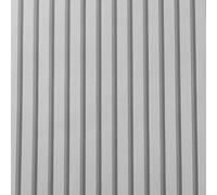 NEW-YIJUNSHUN 3D Effect Wood Slats Wallpaper, Grey Wooden Slat Wall Panelling Wallpaper for Bedroom Living Room Hallway Stairs Lounge Hall