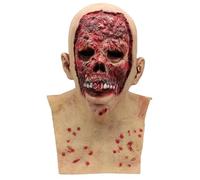 NEW-YIJUNSHUN Halloween Masks - Adults Creepy Scary Melting Face Zombie Alien Latex Mask Deluxe Carnival Cosplay Role Party Props