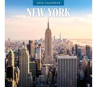 New York - 2026 Square Wall Calendar - by Red Robin Publishing