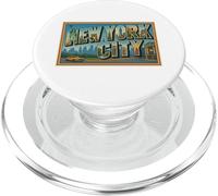 New York 50s Vintage Travel Souvenir Poster Art Graphic PopSockets PopGrip for MagSafe