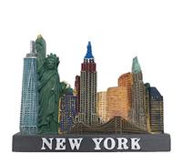 New York America USA Fridge Magnet 3D Resin Handmade Craft Tourist Travel City Souvenir Collection Refrigerator Magnet 32