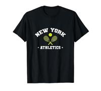 New York Athletics Tennis Value Graphic T-Shirt, Men, Black, S