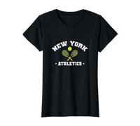 New York Athletics Tennis Value Graphic T-Shirt, Women, Black, XL