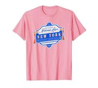 New York Beer Label T-Shirt - New Yorker Pride T-Shirt, Men, Pink, 3X-Large