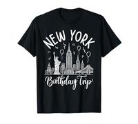 New York Birthday Trip NYC Skyline T-Shirt