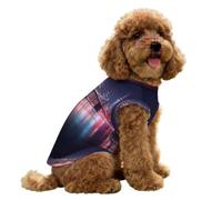 New York Brooklyn Bridge Night View Dog Shirt Sleeveless Tshirt Pet Vest M