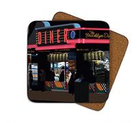 New York Brooklyn Diner Coaster by Leslie Gerry