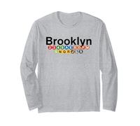 New York Brooklyn Subway Station Signs, Train Signs NYC Long Sleeve T-Shirt