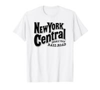 New York Central Double Track Rail Road Vintage Logo Emblem Value Graphic T-Shirt