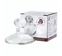 New York Central Glass Mullers - Professional Quality Glass Mullers and Grinding Plates for Artists, Paint Mixing, Crafts, & More! - [Medium - 3.2" Diameter]