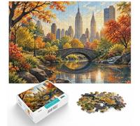 New York Central Park Adult Jigsaw Puzzle 1000pcs (52x38cm) Gift | For relaxed days after Christmas: Adult jigsaw puzzle with 1000 pieces combines a gift idea with a classic puzzle hobby.