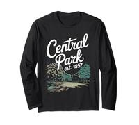 New York Central Park, Est. 1857 Nostalgic Vintage NYC Style Long Sleeve T-Shirt