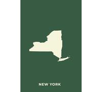 NEW YORK CENTRAL PARK GREEN - Premium Lined Journal | 6" x 9" | Soft Cover | 120+ Pages - Bold State-Inspired Design: A High-Quality State Notebook - Ideal for School, Work, or Everyday Notes