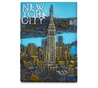 New York City 3D Fridge Magnet - Empire State Building Skyline Travel Souvenir Gift 5.4×7.8x1.6 cm