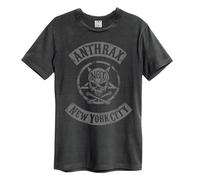 New York City Anthrax T-Shirt Amplified Charcoal XS