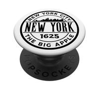 New York City Big Apple New York Est 1625 NYC Skyline Stamp PopSockets Swappable PopGrip