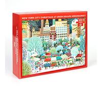 New York City Christmas at Union Square Greenmarket Jigsaw Puzzle