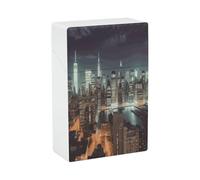 New York City Cigarette Case 85mm King Size, Crushproof Plastic Cigarette Box Holder for Men Women Cigar Protective Cover Waterproof Cigarettes Holder 20 Capacity