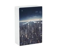 New York City Cigarette Case Stylish Lightweight Pocket Holder Case for Smoke Waterproof Cigarette Dispenser Cigarettes Accessories for Outdoor Camping Hiking