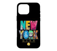 New York City Graphic NYC The City That Never Sleeps Case for iPhone 16 Pro Max