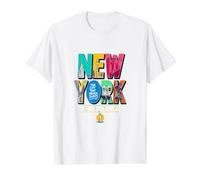 New York City Graphic NYC The City that Never Sleeps Value Graphic T-Shirt, Men, White, M