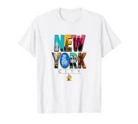 New York City Graphic NYC The City that Never Sleeps Value Graphic T-Shirt, Men, White, S