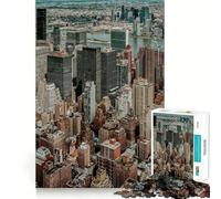 New York City Jigsaw Puzzles for Adults1000 Piece Intellect Toy Stress Relief Precise Cut Perfect Present (50x75cm)
