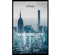 New York City Journal Notebook Souvenir Diary 6x9 inch 100 Ruled Pages: New York City Statue of Liberty, Empire State Building, Brooklyn, Times Square, Manhattan And Bronx
