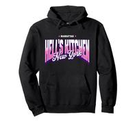 New York City Manhattan, Hell's Kitchen, Retro Pullover Hoodie