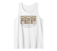 New York City, Metropolitan Museum of Art, USA Hand Drawing Tank Top