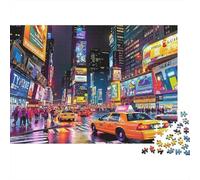 New York City Night_1 1000 Piece Jigsaw Puzzle for Family Decompression Wall Decor Holiday Puzzle Activity Eco-friendly 70x50cm/1000pcs