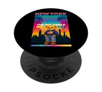 New York City NY Teddy Bear - Urban Bear with American Style PopSockets Adhesive PopGrip