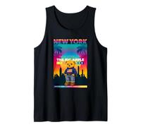 New York City NY Teddy Bear - Urban Bear with American Style Tank Top