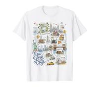 New York City NYC, Value Graphic T-Shirt, Men, White, L