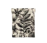 New York City Print Leather Coin Purse, Small Change Pouch Wallet,Squeeze Coin Purse Pouch For Men Women, Floral Herbs Botanical Pattern, One Size, Fashion