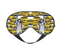 New York City Print Sleeping Eye Cover Eyeshade for Men Women Plane Travel Nap Night Sleeping