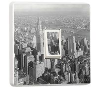 New York City Retro Vintage Home Bedroom Travel Accessories Decor Single Light Switch Vinyl Sticker by stika.co